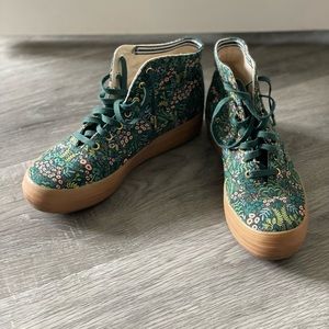 Keds x Rifle Paper Company platform hi top sneaker